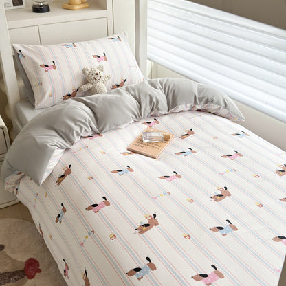 Playful Bow-Patterned Bedding Set Homeandso