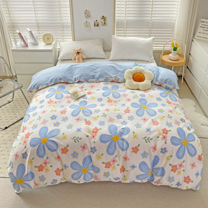 Playful Heart Pattern Duvet Cover Set Homeandso