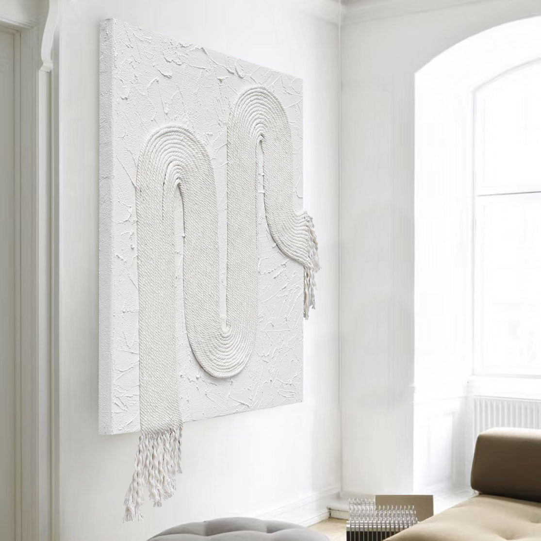 Abstract Textured Rope Wall Art Homeandso