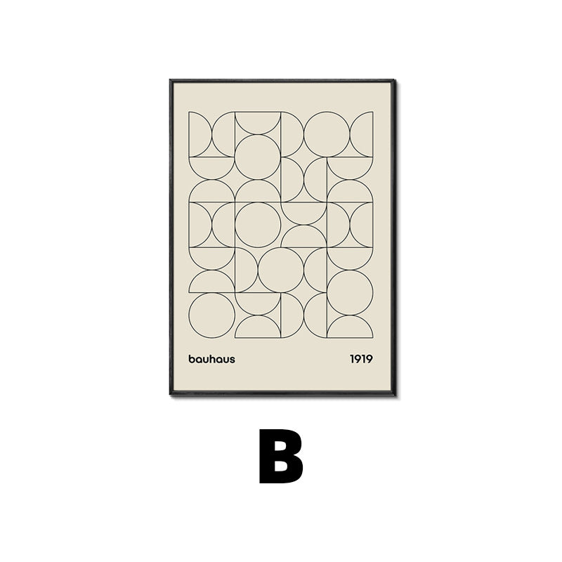 Bauhaus Geometric Wall Art Print Homeandso