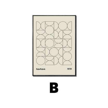 Bauhaus Geometric Wall Art Print Homeandso