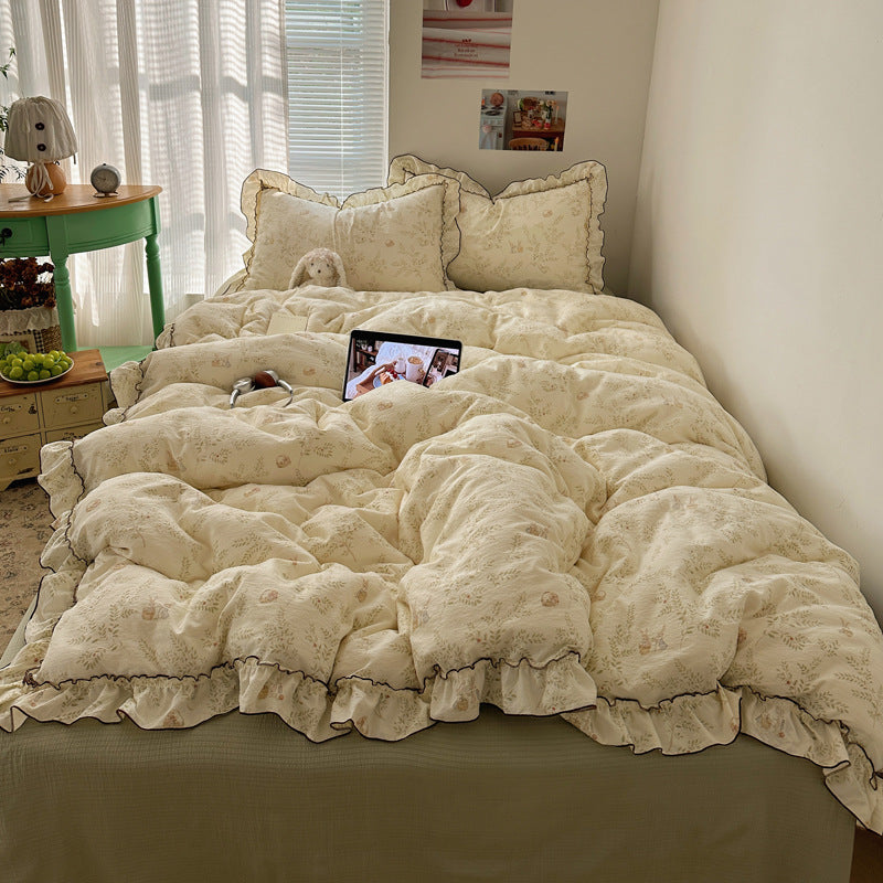 Soft Plush Cartoon-Themed Comforter Set