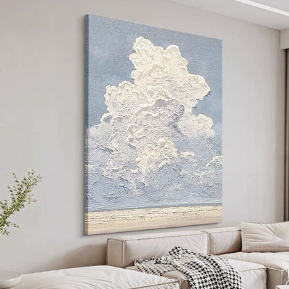 Textured Cloud Canvas Artwork Homeandso