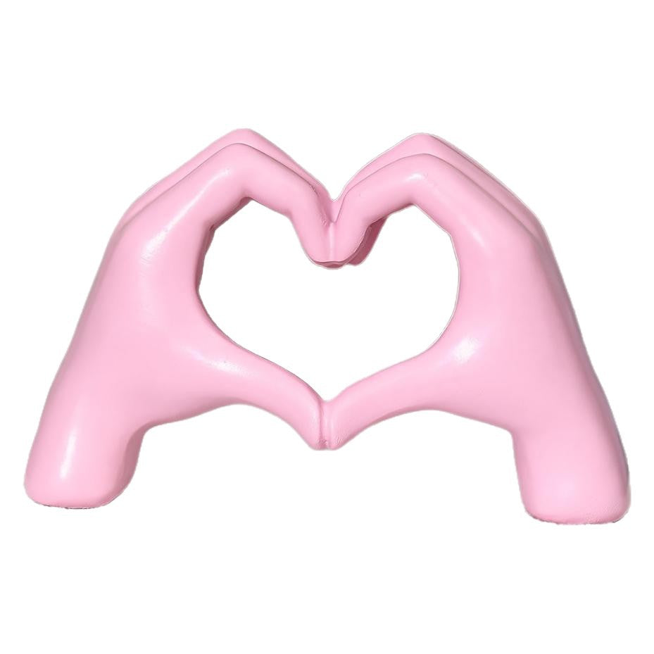Heart-Shaped Hand Gesture Sculpture Homeandso