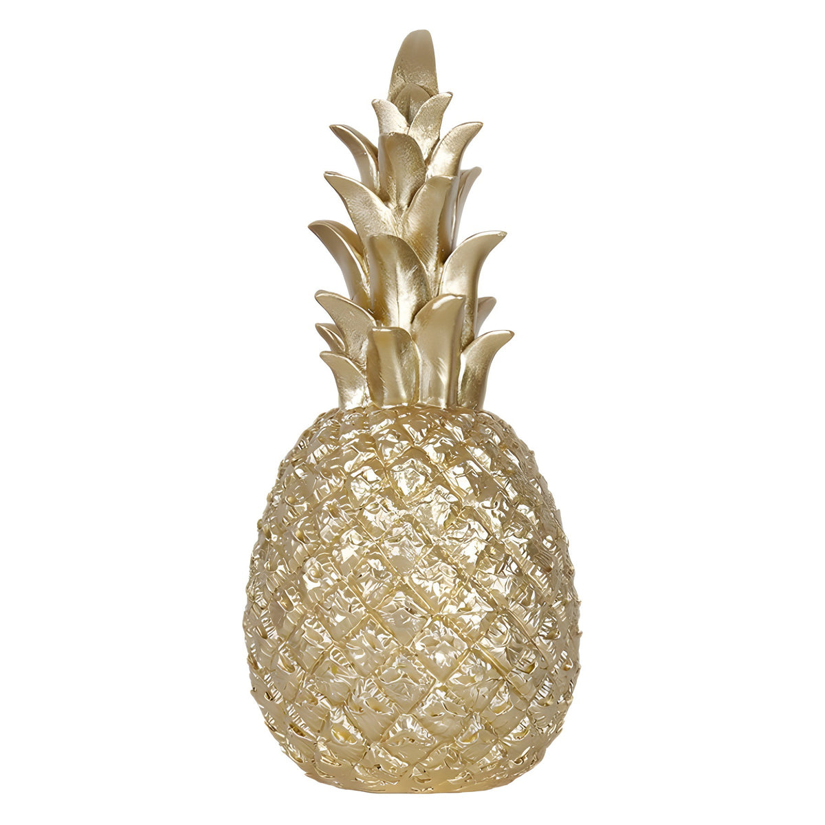 Decorative Golden Pineapple Figurine Homeandso