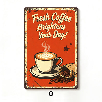 Vintage-Inspired Metal Sign Homeandso