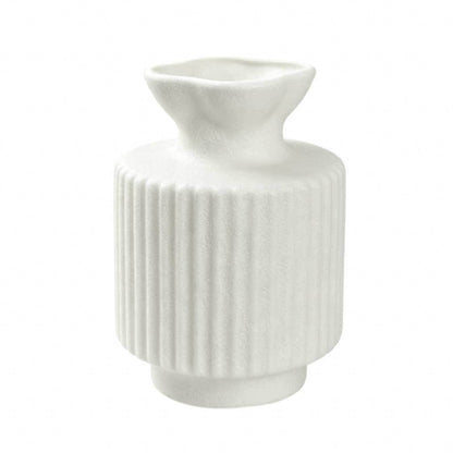 Textured Ceramic Flower Vase