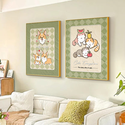 Decorative Dog-Themed Wall Art Homeandso