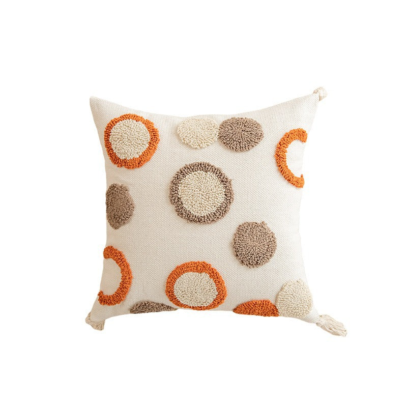 Textured Bohemian Throw Pillow
