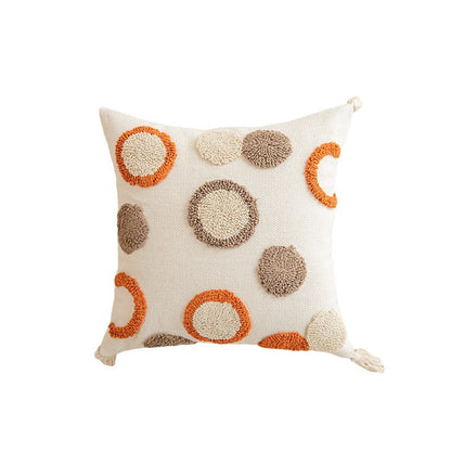 Textured Bohemian Throw Pillow