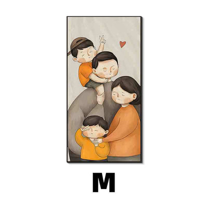 Framed Family Illustration Wall Art Homeandso