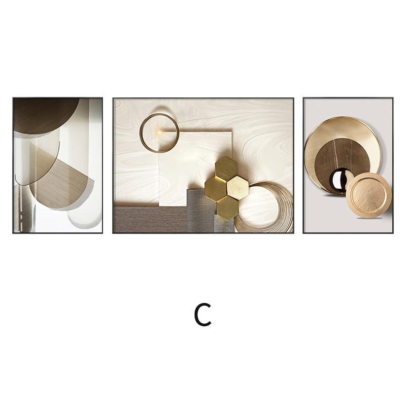 Decorative Geometric Metal Sculpture Homeandso