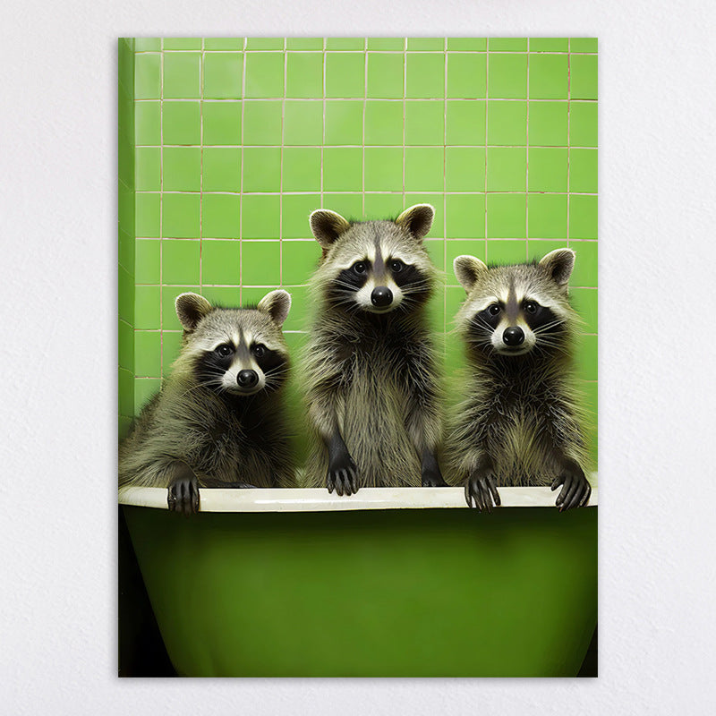 Whimsical Cat-Themed Wall Art Print Homeandso