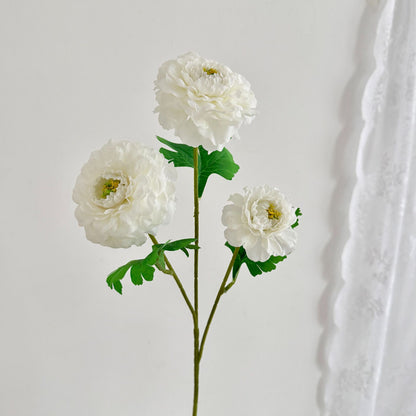 Realistic Peony Flower Stem for Floral Decor