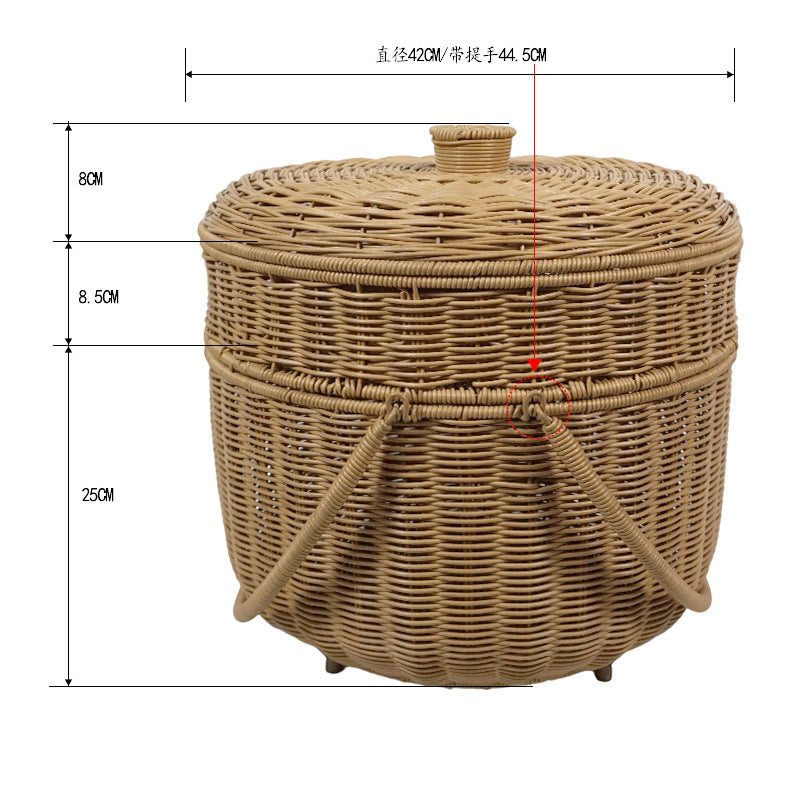 Stylish Woven Storage Basket Homeandso