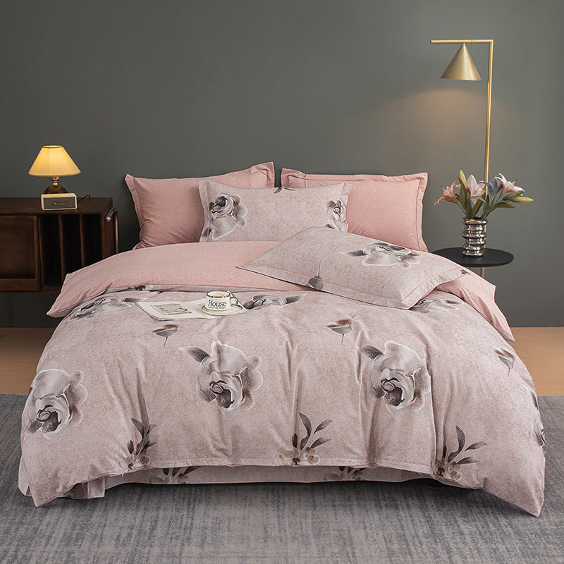 Nature-Inspired Botanical Print Duvet Cover Set
