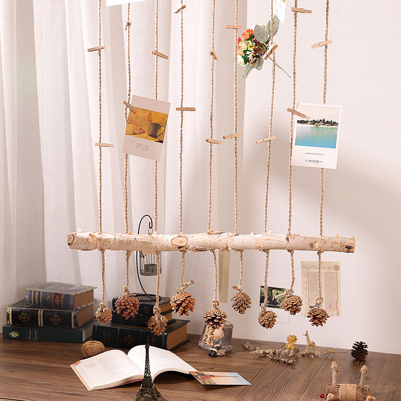 Decorative Photo Wall Hanging Rack Homeandso