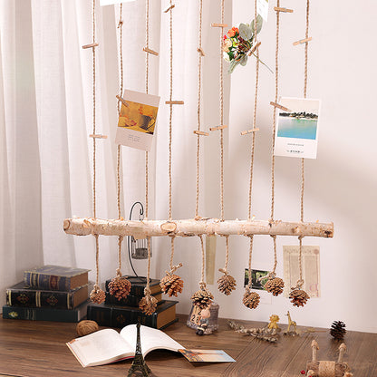Decorative Photo Wall Hanging Rack Homeandso