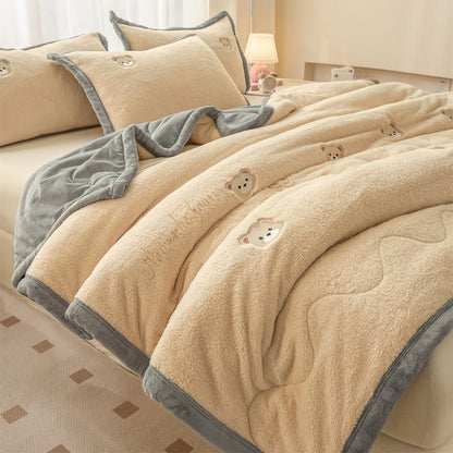 Plush Cartoon-Themed Quilted Comforter Homeandso