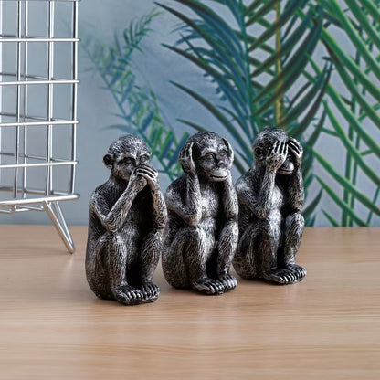 Decorative Three Wise Monkeys Figurine Homeandso
