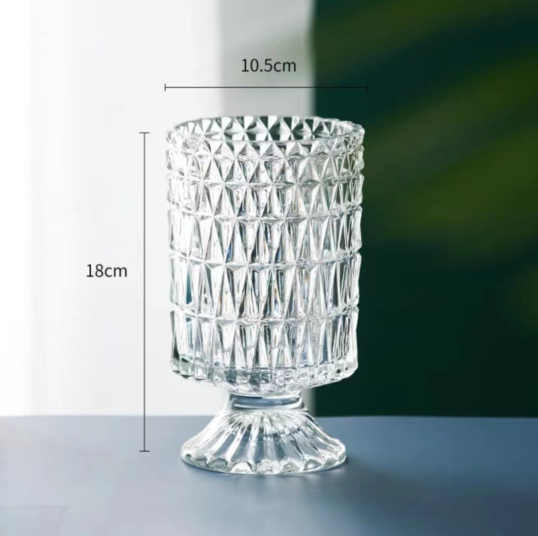 Dekorativer Schnittglas-Mittelpunkt