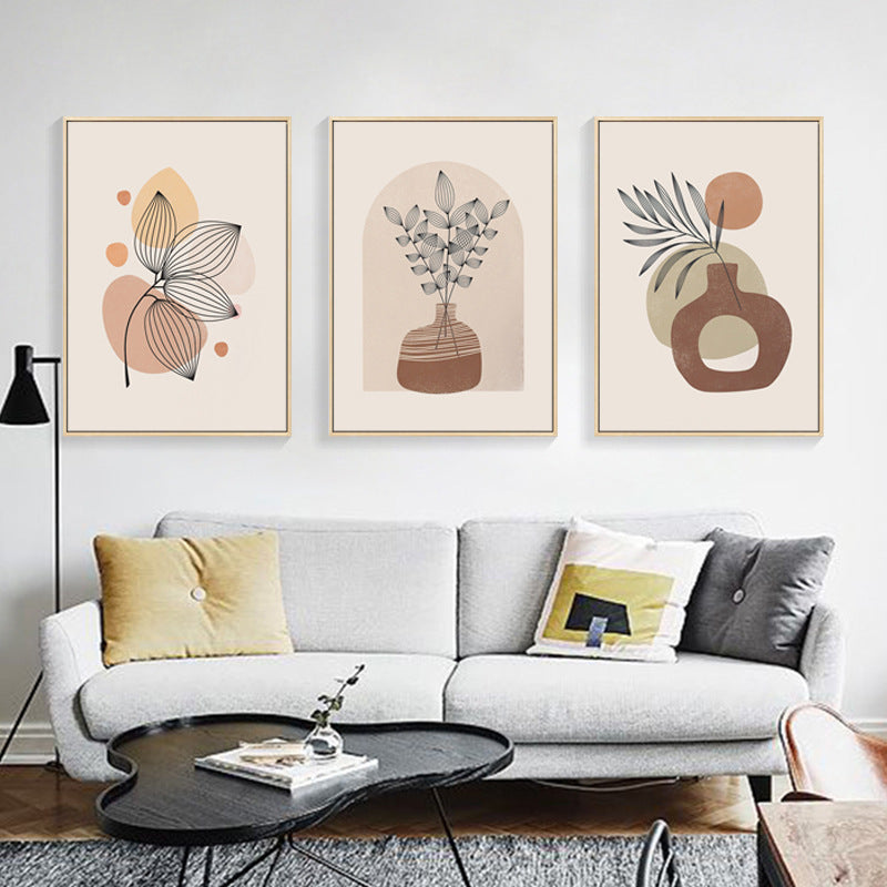 Artistic Geometric Vase Art Print Homeandso