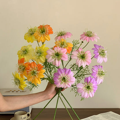 Artificial Blue Floral Bouquet
