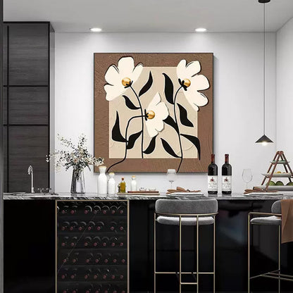 Artistic Butterfly Motif Framed Wall Art Homeandso