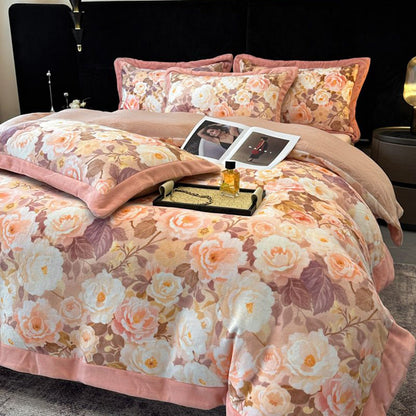 Floral Patterned Comforter Set