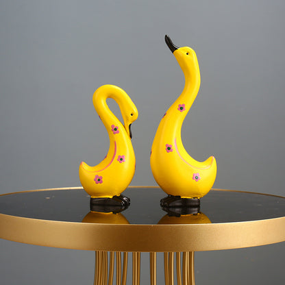 Decorative Swan Figurines Homeandso