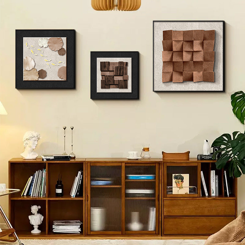 Artistic Wood Mosaic Wall Art Homeandso