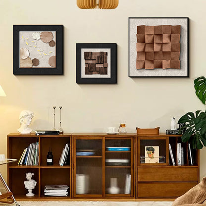 Artistic Wood Mosaic Wall Art Homeandso