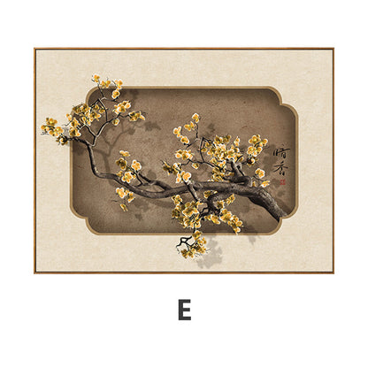 Elegant Framed Floral Blossom Art Print Homeandso