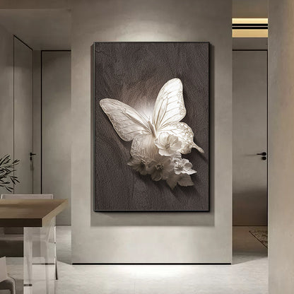 3D Butterfly Relief Wall Art Homeandso