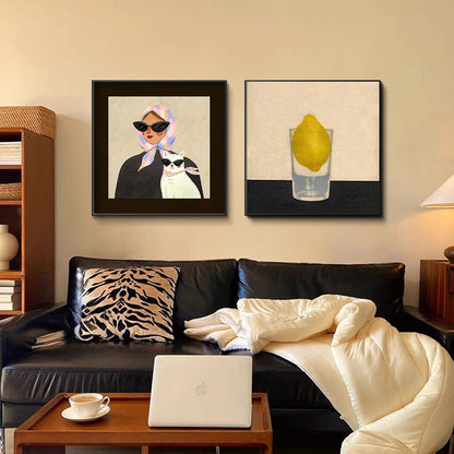 Artistic Framed Portrait Wall Art Homeandso