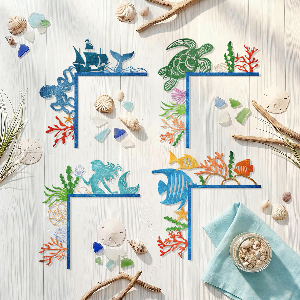 Ocean-Themed Decorative Wall Art Homeandso