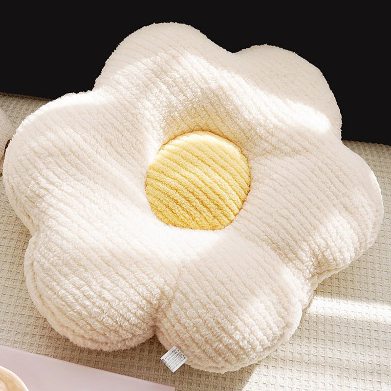 Star-Shaped Plush Cushion