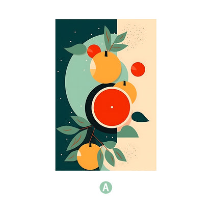 Decorative Abstract Fruit Wall Art Homeandso