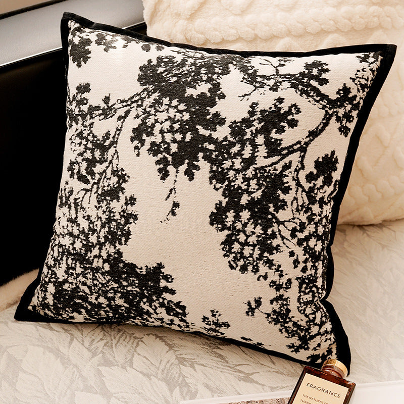 Decorative Botanical Print Accent Pillow