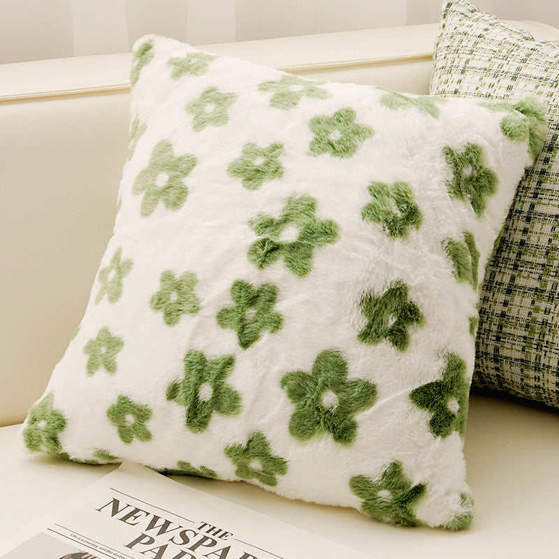 Decorative Leaf Pattern Pillow