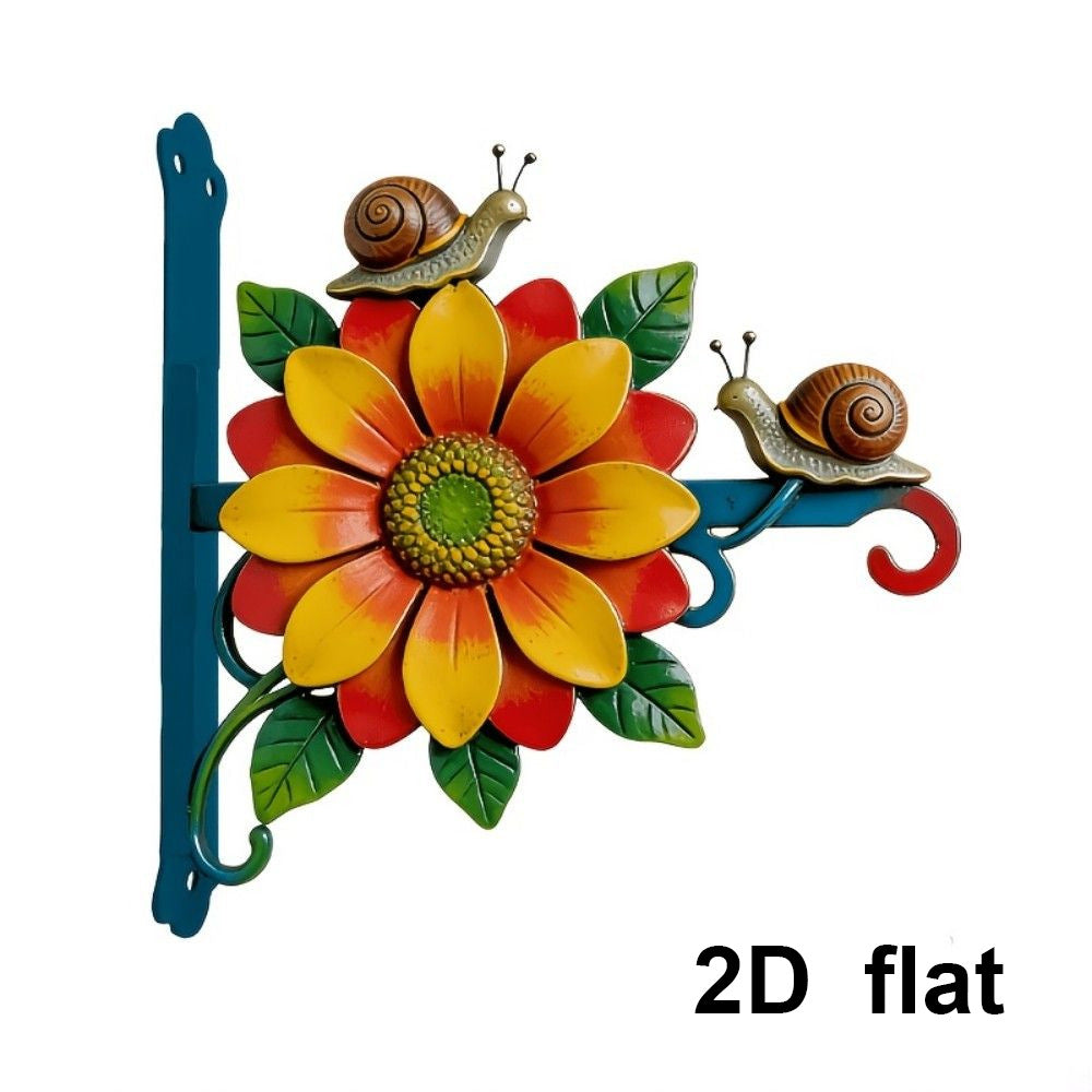 Colorful Floral Owl Wall Hook Homeandso