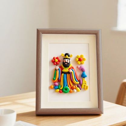 Artisan Clay Sculpture Wall Art