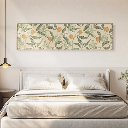 Botanical-Themed Abstract Wall Mural Homeandso