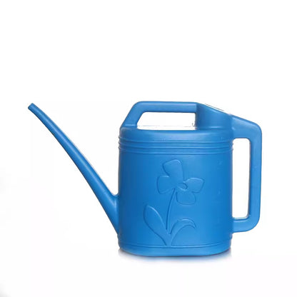 Ergonomic Watering Can with Detailed Flower Design