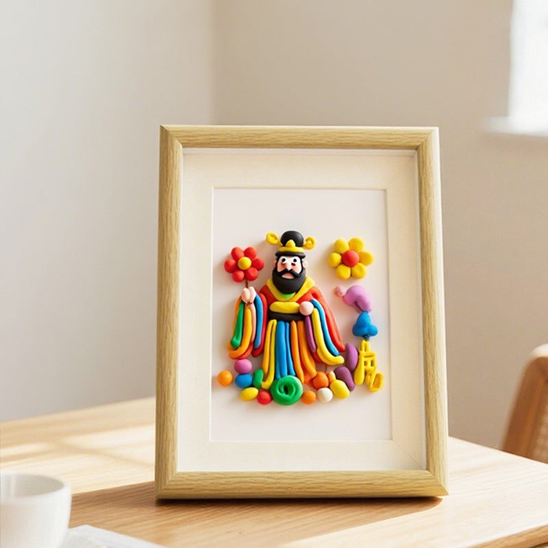 Artisan Clay Sculpture Wall Art