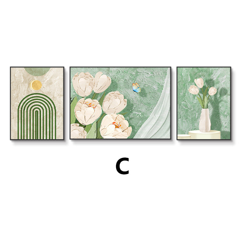 Decorative Framed Triptych Art Print Homeandso