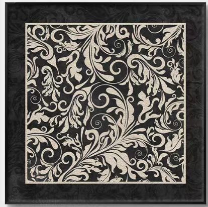 Decorative Floral Pattern Wall Art Homeandso