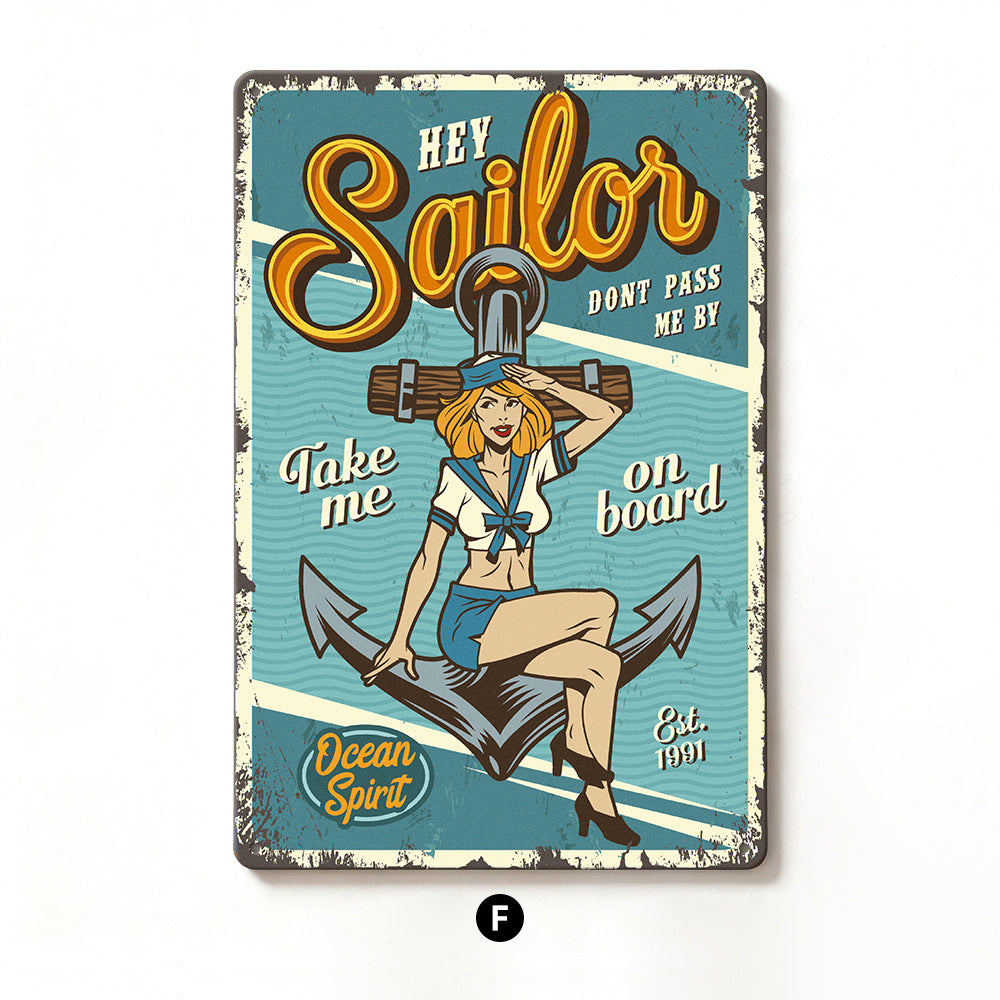 Retro Tire Service Wall Art Homeandso