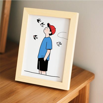 Whimsical Illustration Art Frame