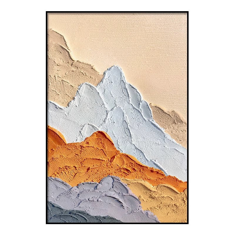 Textured Mountain Landscape Canvas Artwork Homeandso